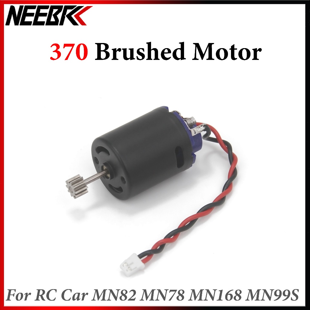 NEEBRC 370 มอเตอร์แปรงสําหรับรถ RC MN82 MN78 MN168 MN99S