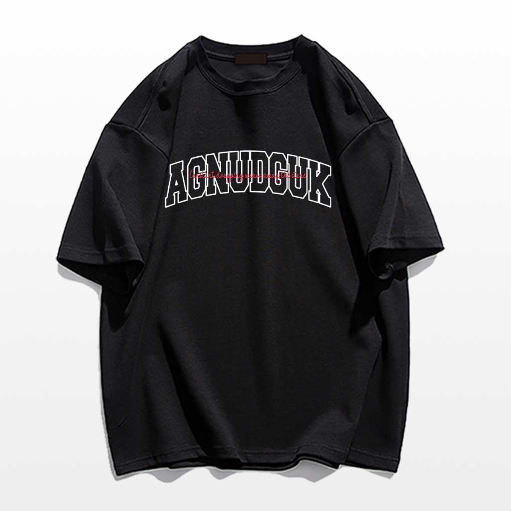 NFV เสื้อยืดแฟชั่น🎀ลายสกรีนตัวอักษร เรียบง่ายแมทช์ง่าย ขนาดใหญ่หลวม สาวอ้วน Cotton T-shirt YG3 - รูปที่ 6