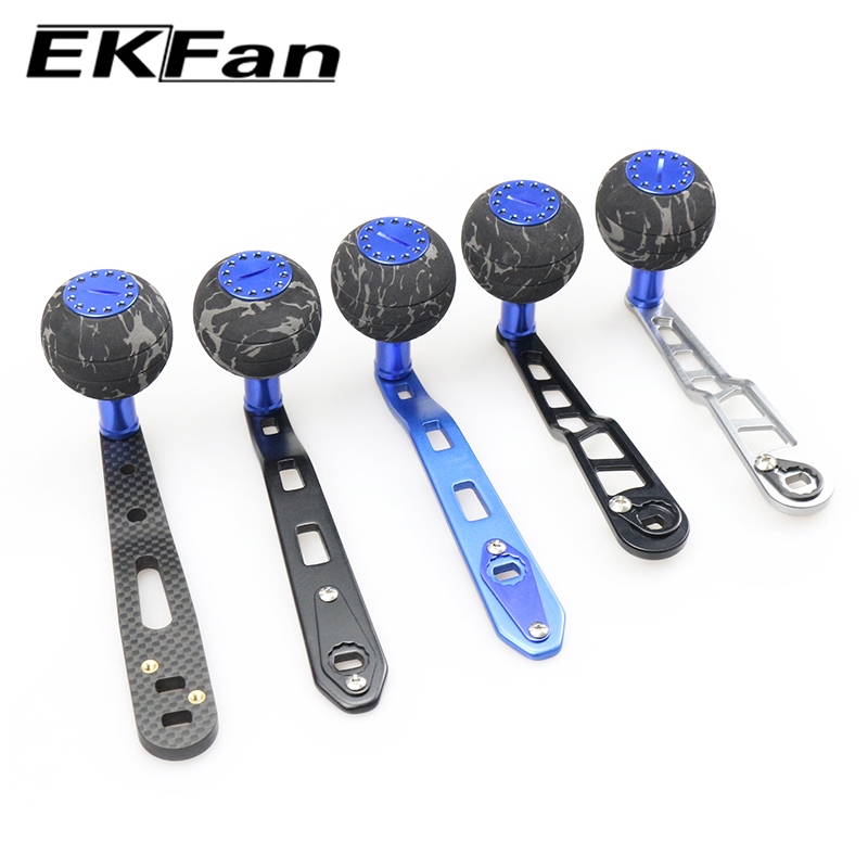EKFan 135/120mm Baitcasting Reel handle for shimano/daiwa/seasir single knob fit 9*5*3mm bearing Fis