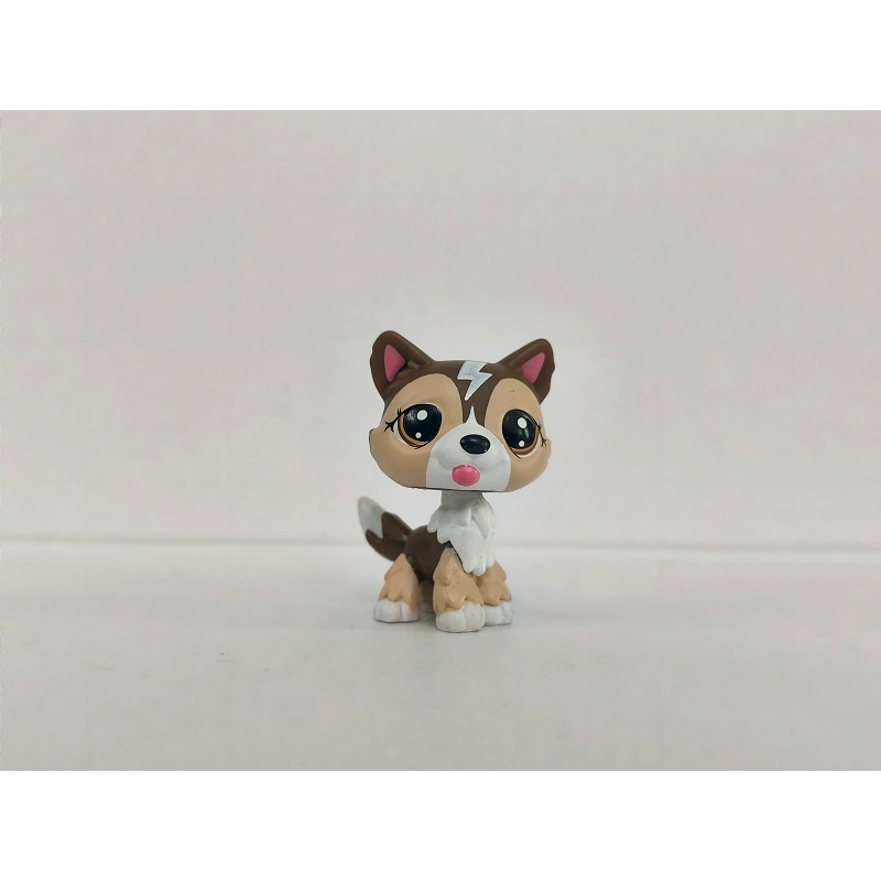 LPS Figure Boutique Brown Shepard Dog Wolf #178 Littlest Pet Shop ของเล่น