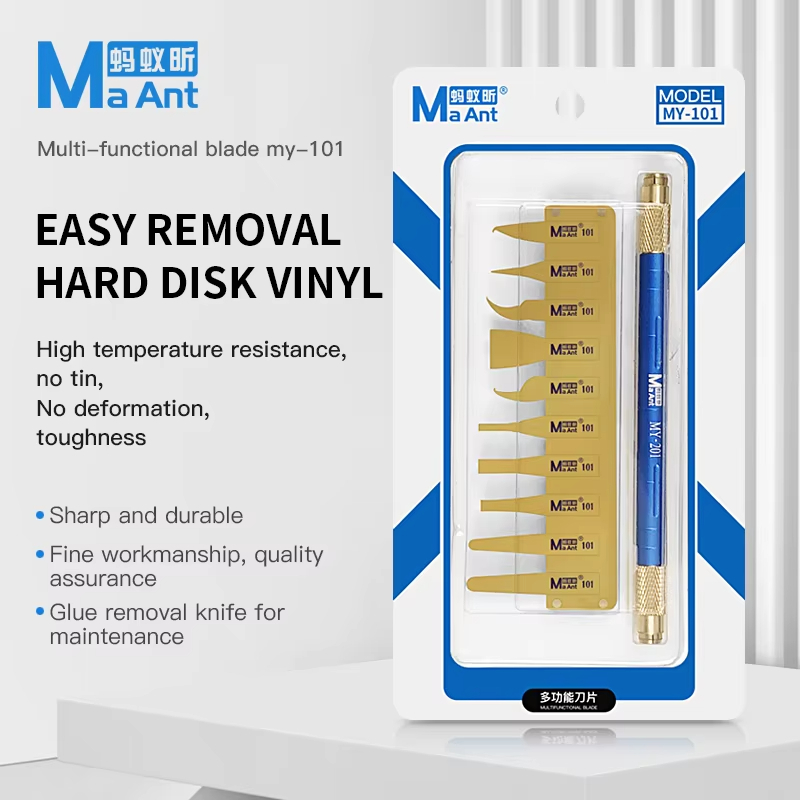 MaAnt MY-101 Multifunctioal CPU IC มีดกําจัดกาวสําหรับซ่อมโทรศัพท์มือถือ