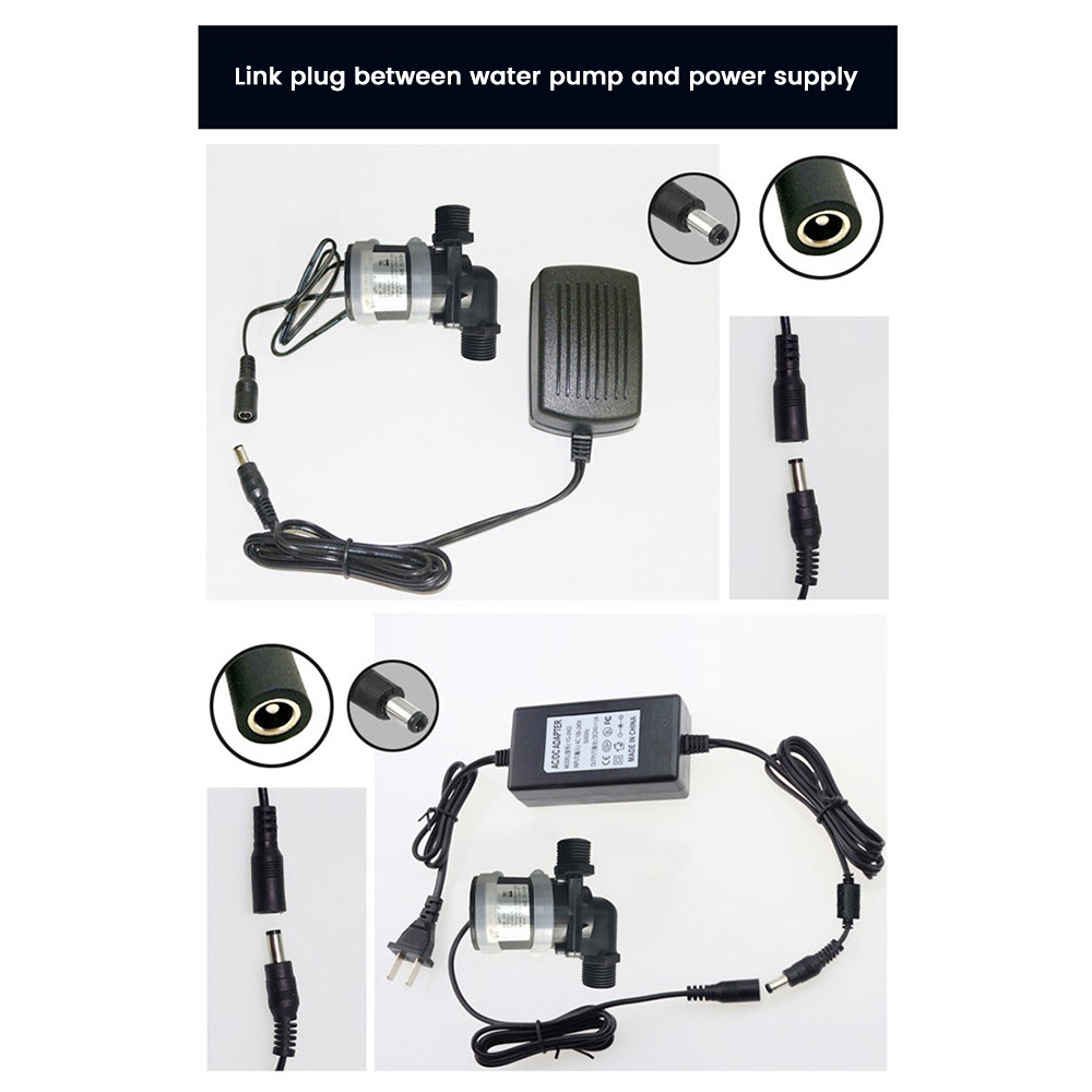 JT-750 DC6-12V/DC8-24V Mini Submersible Brushless ปั๊มน้ํา Booster ปั๊มสําหรับเครื่องทําน้ําอุ่นฝักบัว - รูปที่ 3