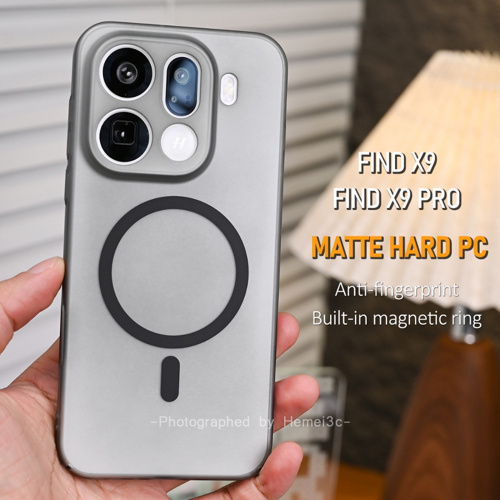 สําหรับ OPPO Find X9 / X9 Pro / X9 Ultra / X9s Pro Casing Yellow-Resistant HD Clear Hard PC Phone Case Cover