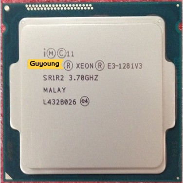 YZX Xeon E3 1281V3 โปรเซสเซอร์ E3-1281V3 E3-1281 V3 3.70GHz 8M LGA1150 Quad-core เดสก์ท็อป CPU