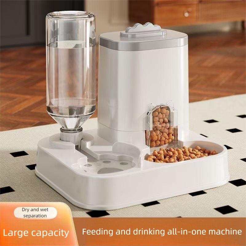 Auto Pet Feeding Station Pet Feeder Pet Waterer Auto Pet Food & Water Dispenser Cat Dog Feeding & Wa