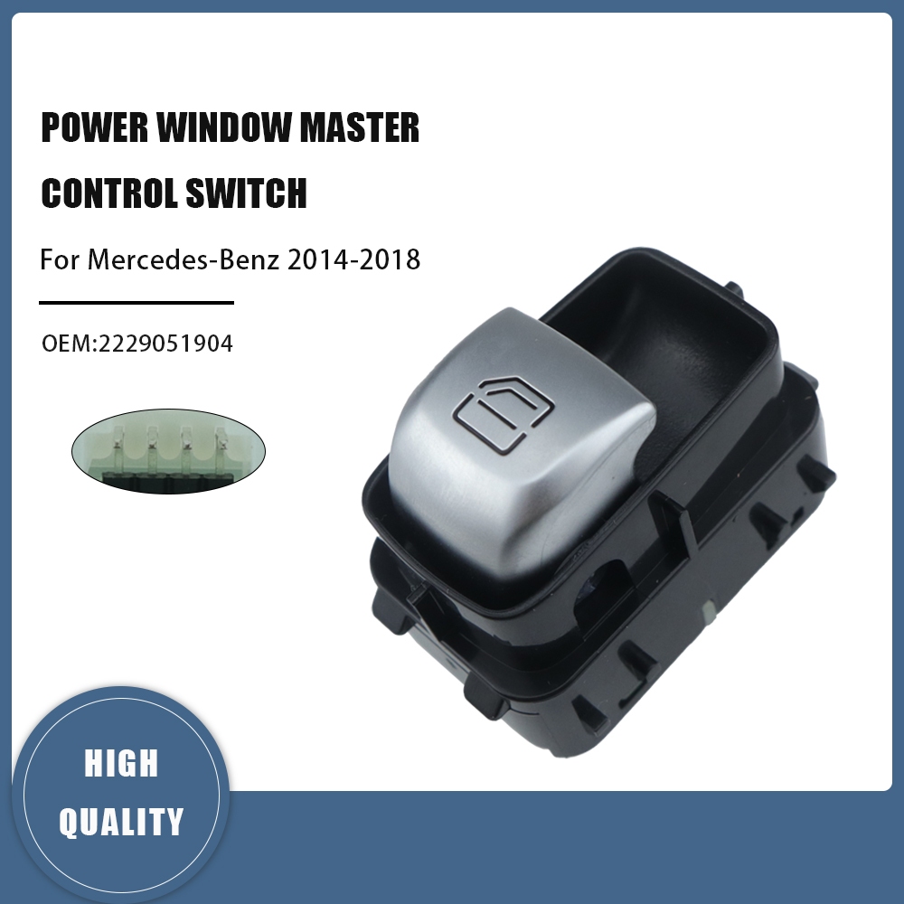 ก2229051904 สําหรับ Mercedes Vito C-Klasse V-Klasse W447 W205 C180 สวิตช์หน้าต่างผู้โดยสารปุ่มรถ A20