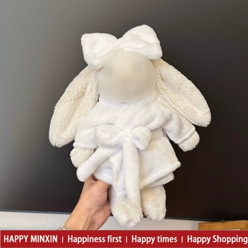 ((ไม่มีตุ๊กตา) เหมาะสําหรับ 31 ซม.กลางตุ๊กตากระต่ายเสื้อกันหนาวเสื้อผ้าน่ารักการ์ตูนตุ๊กตากระต่ายเสื้อผ้าสําหรับกระต่ายตุ๊กตาอุป - รูปที่ 3