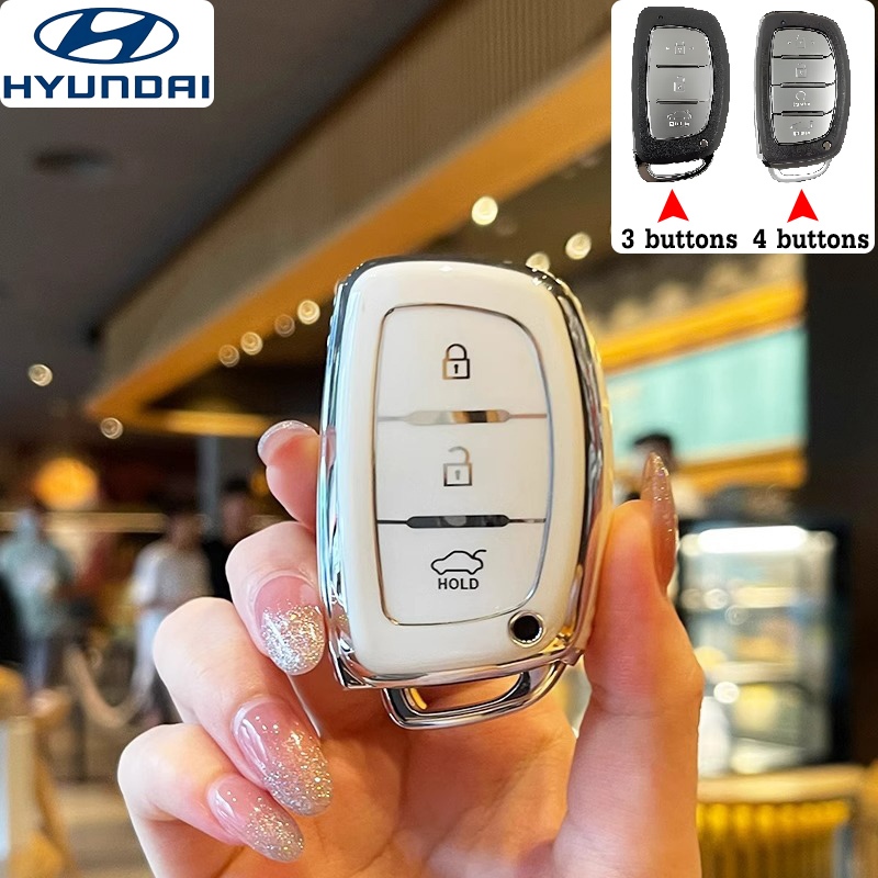 Hyundai i20/i10/Tucson Key Case Hyundai Stargazer/Elantra/Creta Key Cover Hyundai รถ Remote Key Case