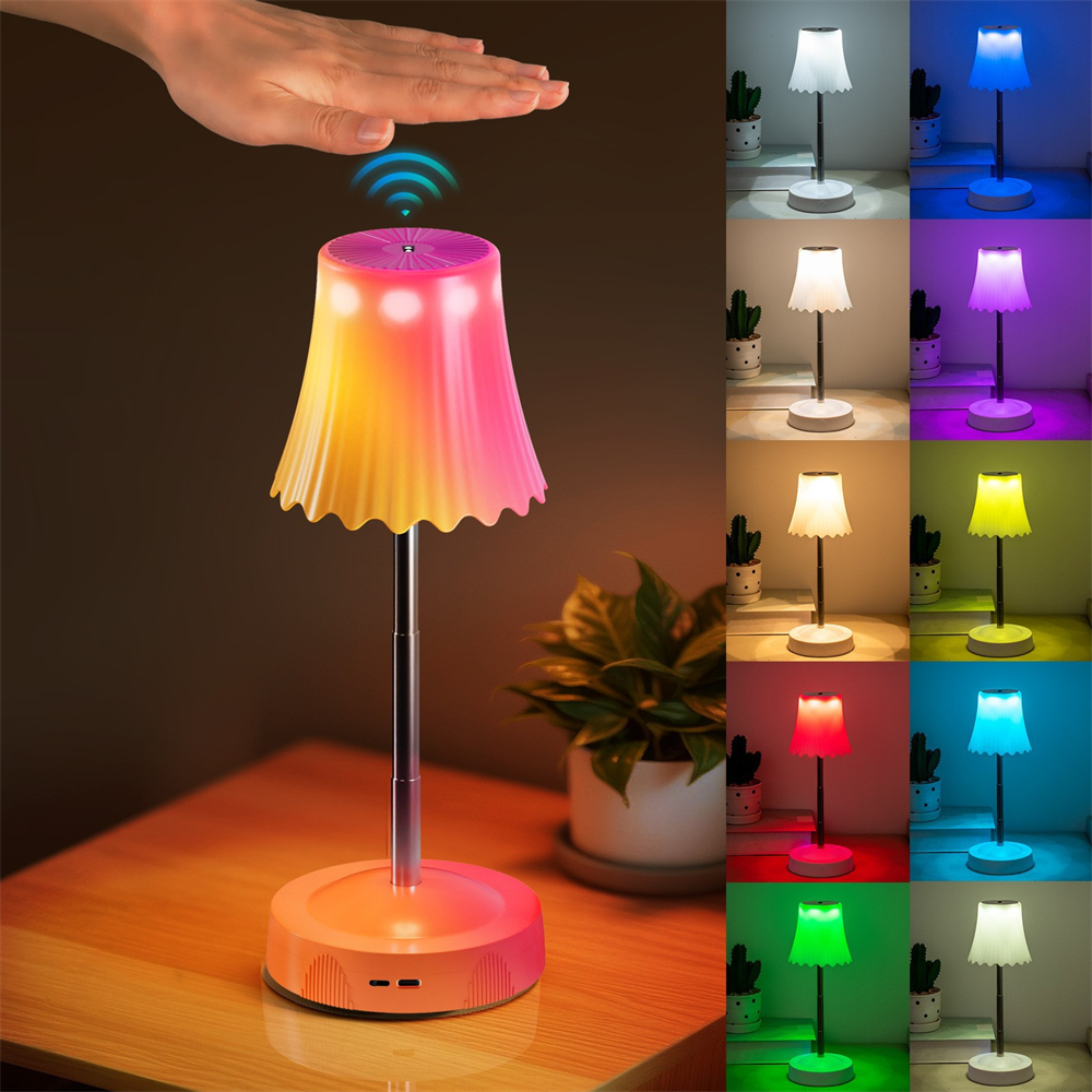 Rechargeable Human Gesture Sensor Atmosphere Light Creative Influencer Dormitory Bedroom Bedside Light, Rechargeable Night Light