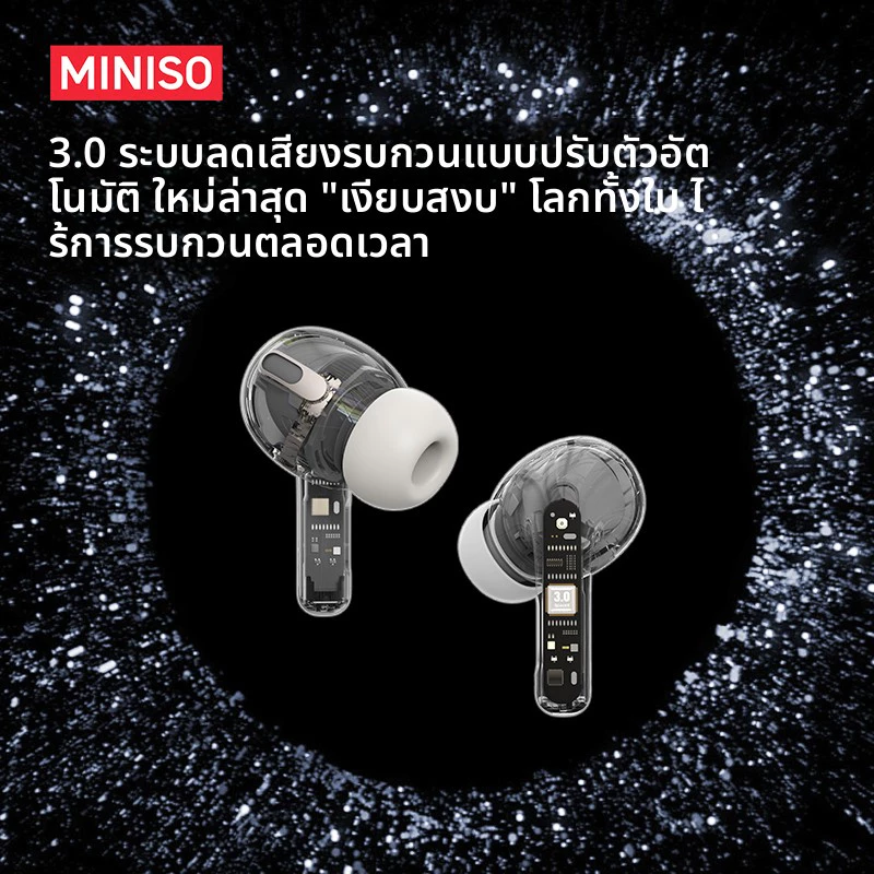 MINISO MS106 หูฟัง Bluetooth แปลภาษา AI ไร้สาย thumbnail 7