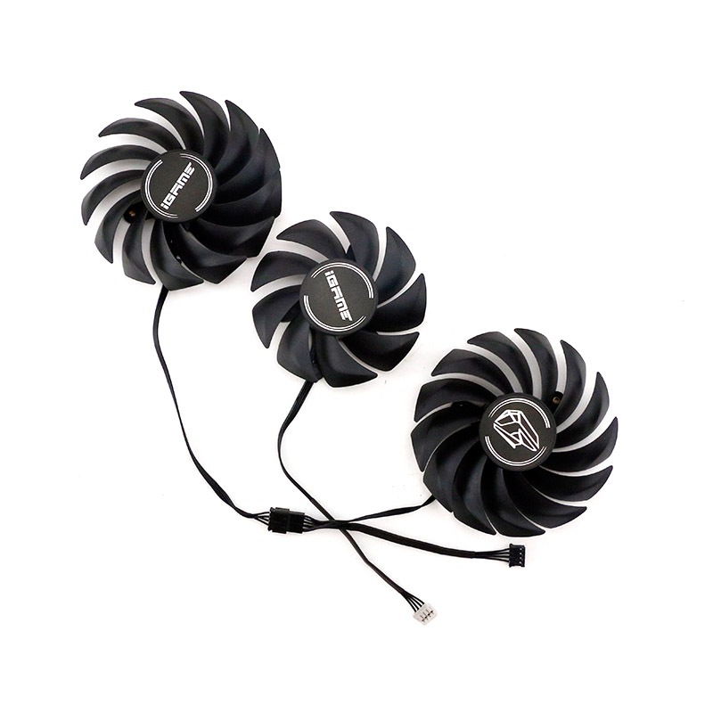 3fans 4PIN RTX 3070 3080 iGame Ultra GPU พัดลมสําหรับ Geforce RTX 3060Ti 3070 3080 iGame Ultra กราฟิ
