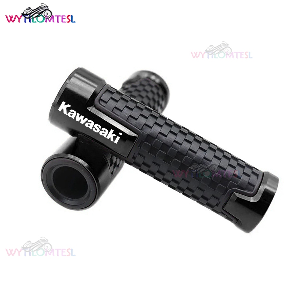 สําหรับ KAWASAKI W230 w230 w 230 รถจักรยานยนต์ Hand Grips CNC อลูมิเนียมยางเจล Handle Grip
