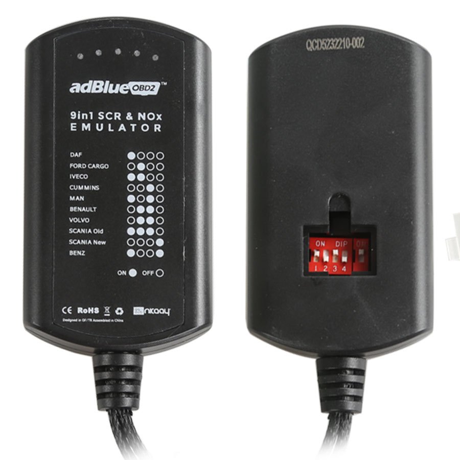 Universal Adblue Emulator 9in1 สําหรับ Mercedes Volvo Renault Ford MAN Scania Iveco DAF และ Cummins