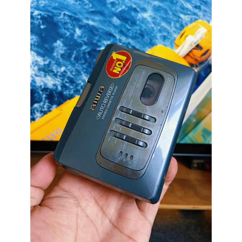 เครื่องเล่นเทปคาสเซ็ตสเตอริโอ Aiwa GM100 | ถอยหลังอัตโนมัติ | ซูเปอร์เบส | บริการ