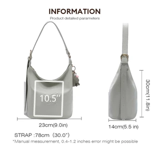 David Jones Paris 2025 Spring Summer New Collection Designer Women Shoulder Bags Hobo Bags หนัง pu female Soft and Supple bag Mio Bucket Bag