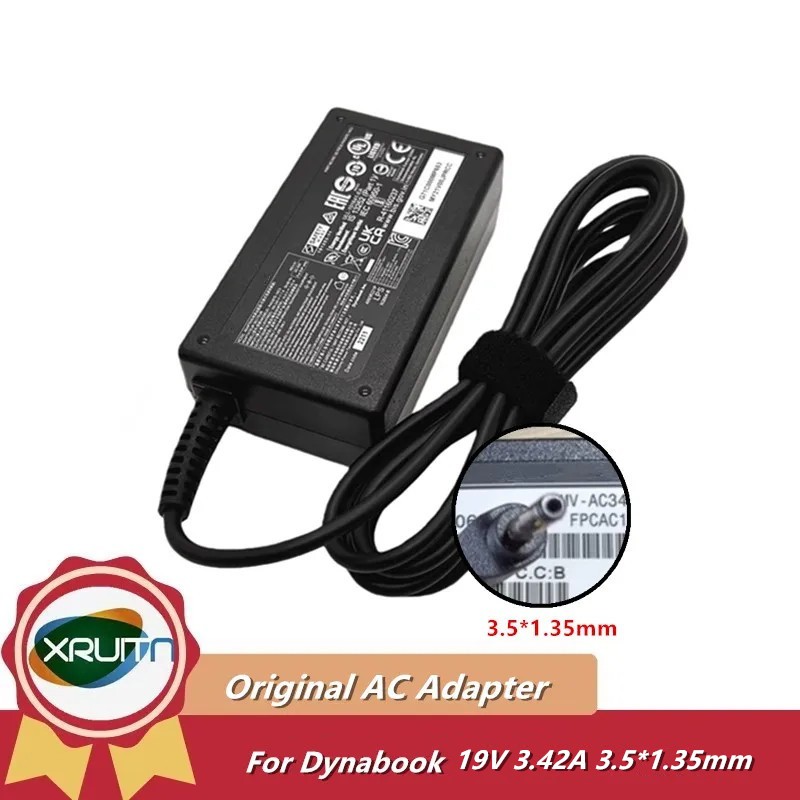 PA5367E-1AC3 PA5367U-1ACA อะแดปเตอร์ AC 19V 3.42A 65W A065R220P สําหรับ Dynabook SATELLITE PRO L40-G