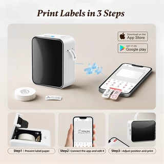 Marklife Thermal Label Printer P15 Bluetooth Label Sticker Printer Label Maker Mini Portable Printer