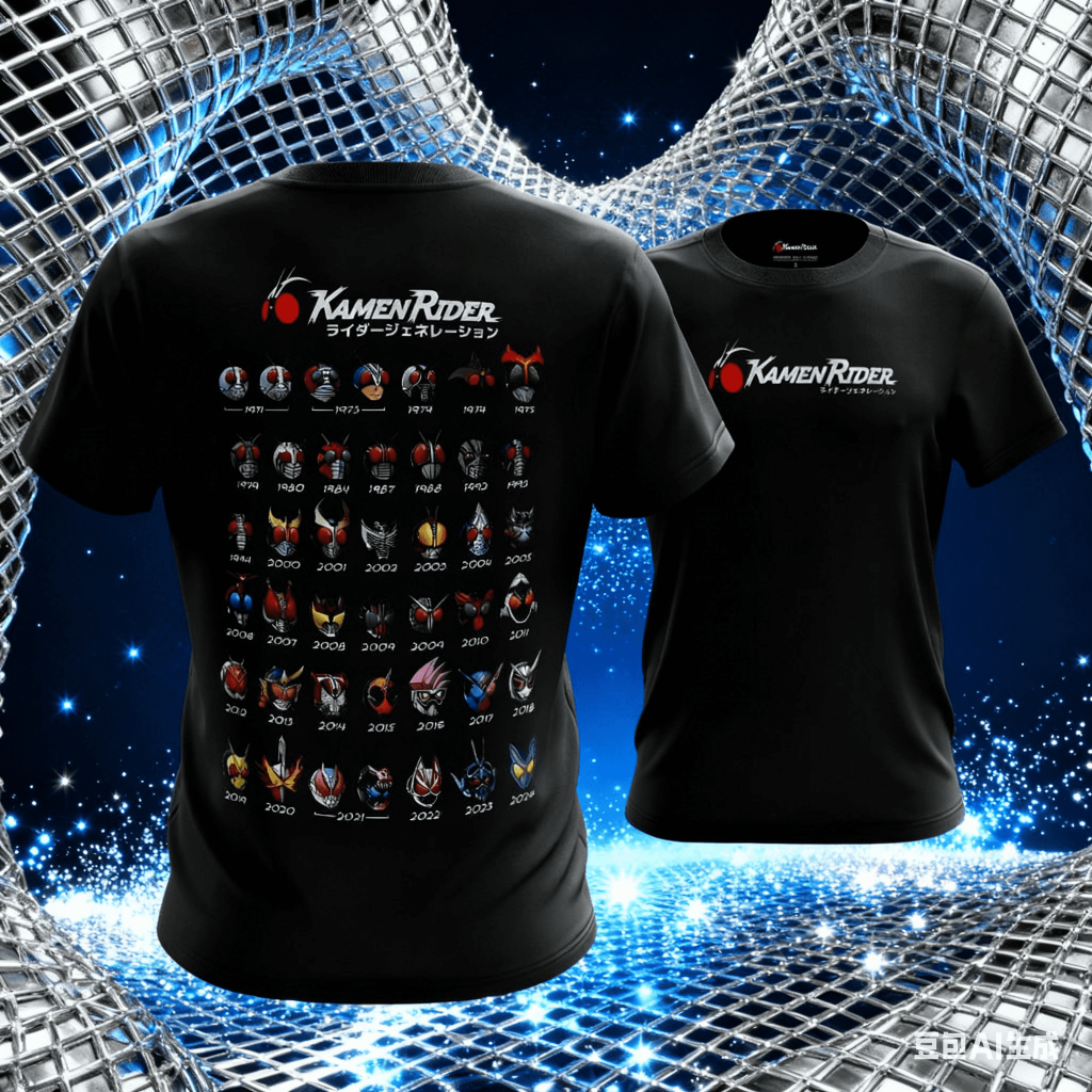 เสื้อยืดพิมพ์ลาย Kamen Rider ผ้าฝ้ายบริสุทธิ์ 100%, Unisex S-5XL เหมาะสำหรับใส่ทุกวันและชุดลำลอง