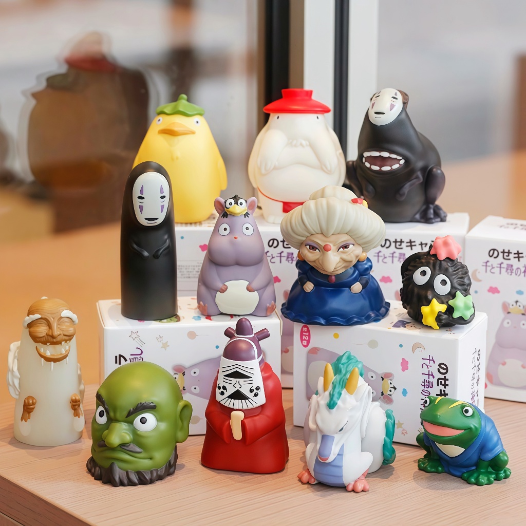 ญี่ปุ่นเดี่ยว Ghibli Hayao Miyazaki Spirited Away 12 ชิ้นชุด Tang Granny หุ่นนิ้วมือของเล่นตกแต่งของขวัญวันเกิด ราคา ถูกที่สุด ดีลบีเคเค