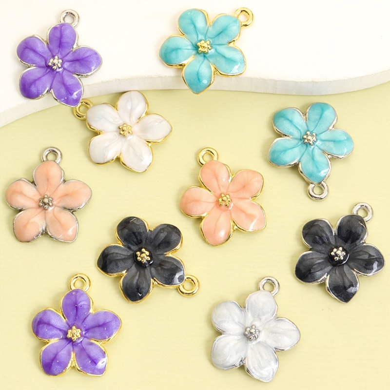 10ชิ้นประกาย พลอยเทียม ฝัง6สีหยดน้ํามันมงกุฎเสน่ห์,แฟชั่นสร้อยคอต่างหูสร้อยข้อมือพวงกุญแจเข็มกลัด ทําเอง โลหะผสมจี้-เหมาะสําหรับคู่และภ
