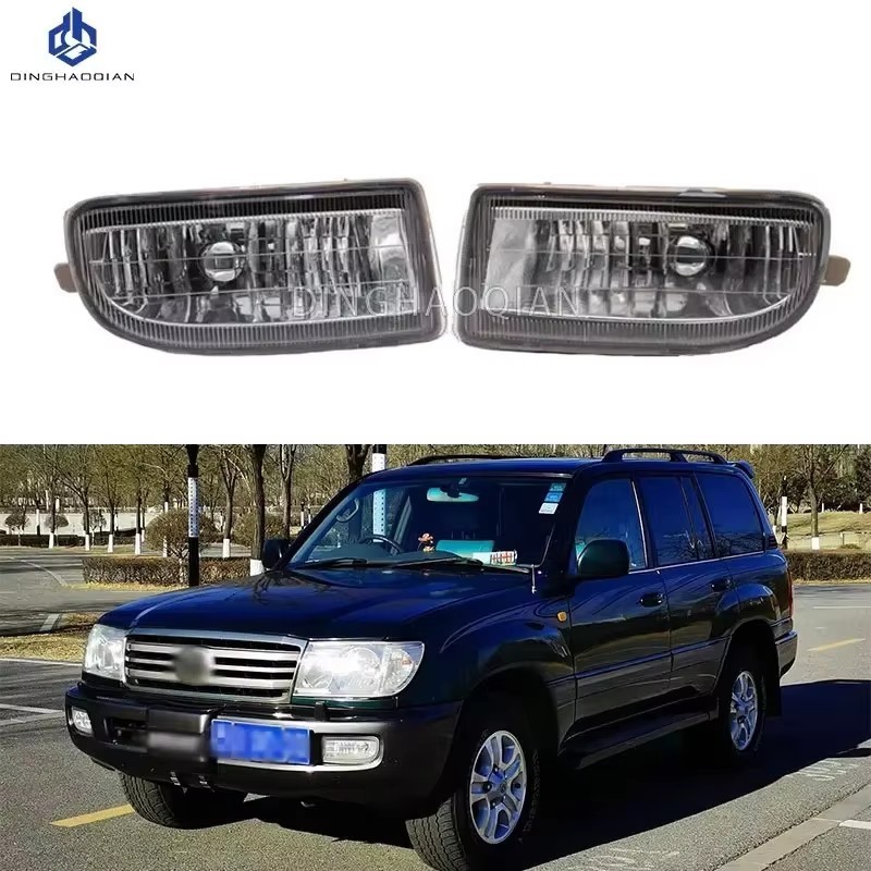 ฮาโลเจนหมอกสําหรับ Toyota Land Cruiser 100 HDJ100 UZJ100 HZJ105 FZJ100 FZJ105 1998-2007 ไฟหน้าขับรถร