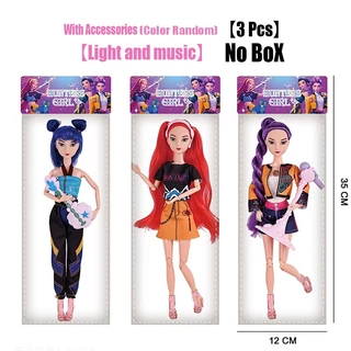 KPop Demon Hunters Rumi Action Figure Zoey Mira ของเล่นโมเดลข้อต่อที่สามารถเคลื่อนย้ายได้