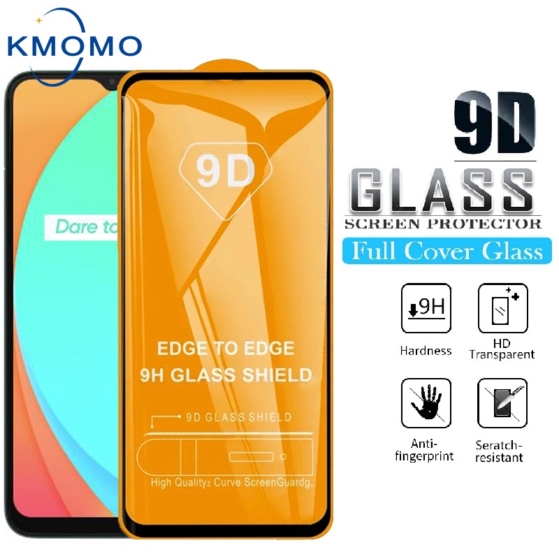 🔥🔥 ฟิล์มกระจก Realme แบบเต็มจอ 9D 15T 5G 14 14x 13 + 12 11 4G 10 Pro 9 9i 8 8i 7 7i 6 6i 5i 5s Plus