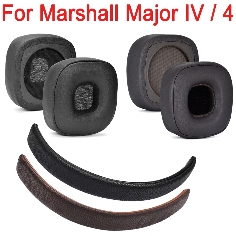 แผ่นรองหูฟัง 1 คู่ สําหรับ Marshall Major 4/5 แผ่นรองฟองน้ําหูฟัง Earmuffs