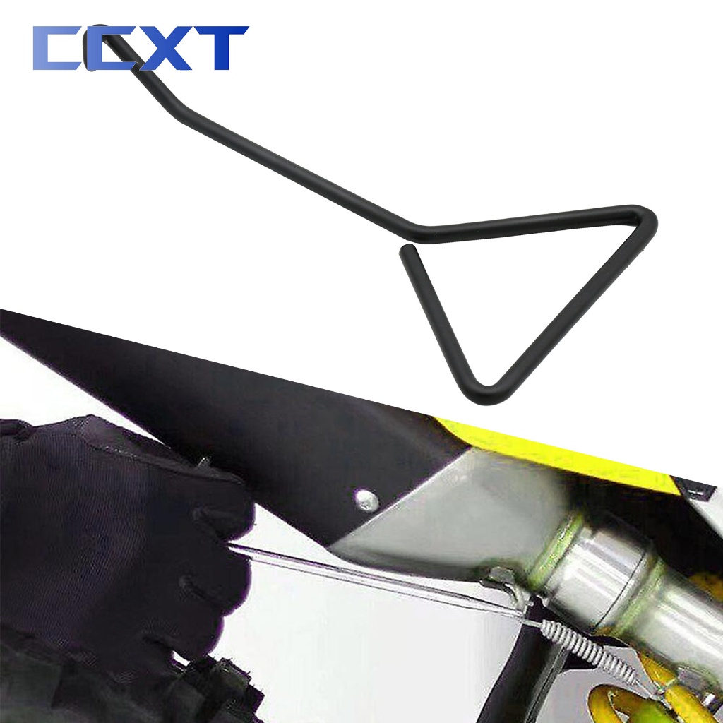รถจักรยานยนต์ไอเสียฤดูใบไม้ผลิตะขอรูปตัว T Hook Puller เครื่องมือสําหรับ KTM Yamaha Kawasaki Honda Husqvarna EXCF XC XCF SXF YZ YZF
