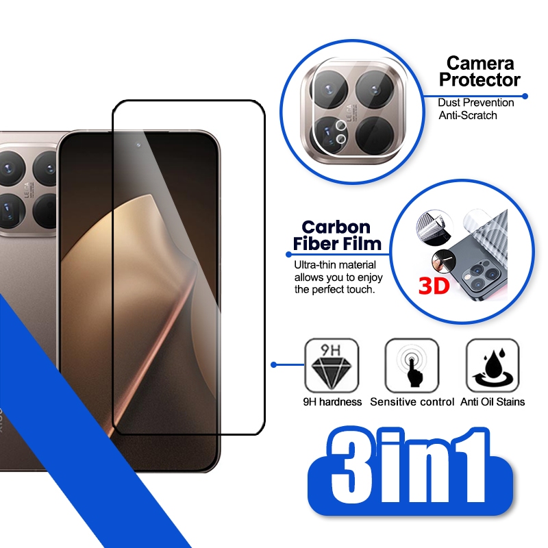 ฟิล์มกระจกกันรอยสำหรับ Xiaomi 15T ฟิล์มสำหรับ Xiaomi 15T Pro 14T 13T 12T 11T Pro 15 14 13 ฟิล์มป้องก
