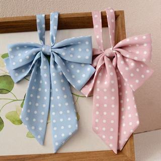 น่ารักสไตล์วิทยาลัยลายจุดผูกโบว์ญี่ปุ่นวิทยาเขตอินเทอร์เน็ตค…