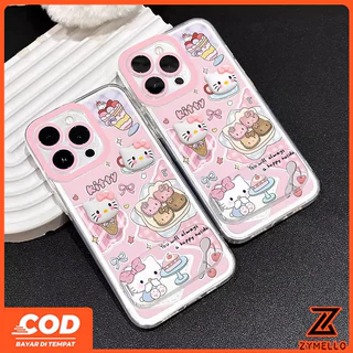 เหมาะสําหรับ OPPO A6X A6 A5X A5 5G A5i A60 PRO A3 A3X A5 PRO A3 PRO A38 A79 A58 A18 A57 2022 A17 A95 น่ารักการ์ตูนกันกระแทกTPUเคสโทรศัพท์
