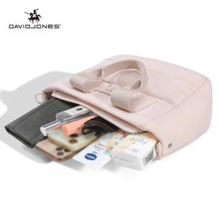 David Jones Paris Bubble Bag 2025 ฤดูใบไม้ผลิฤดูร้อนใหม่คอลเลกชัน Designer ผู้หญิงน้ําหนักเบาลงผ้า Top-Handle กระเป๋า