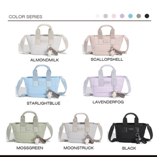 David Jones Paris Bubble Bag 2025 ฤดูใบไม้ผลิฤดูร้อนใหม่คอลเลกชัน Designer ผู้หญิงน้ําหนักเบาลงผ้า Top-Handle กระเป๋า
