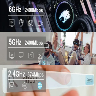 WiFi6E AX210 WiFi Card 5374M บลูทูธ 5.3 อะแดปเตอร์สําหรับ Intel AX210NGW 802.11ax เสาอากาศสําหรับ PC