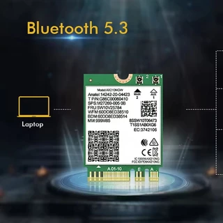WiFi6E AX210 WiFi Card 5374M บลูทูธ 5.3 อะแดปเตอร์สําหรับ Intel AX210NGW 802.11ax เสาอากาศสําหรับ PC