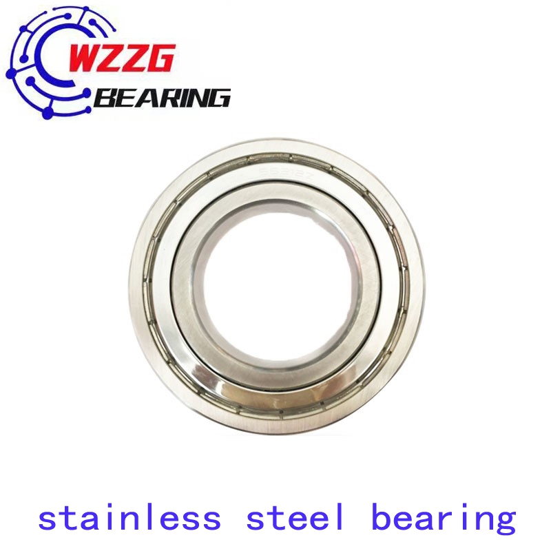 1PCS 304 สแตนเลสแบริ่งวัสดุ S6006 6007 6008 6009 6010 6011 6012ZZ/2RS