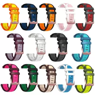 ซิลิโคนสายกีฬาสําหรับผู้เบิกทาง Garmin 70/170/165/245/570 42 มม.สําหรับ Garmin Vivoactive 5/3/Venu SQ2 เปลี่ยนสายรัดข้อมือ Anti Rust Pin Buckle