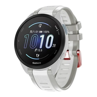 ซิลิโคนสายกีฬาสําหรับผู้เบิกทาง Garmin 70/170/165/245/570 42 มม.สําหรับ Garmin Vivoactive 5/3/Venu SQ2 เปลี่ยนสายรัดข้อมือ Anti Rust Pin Buckle