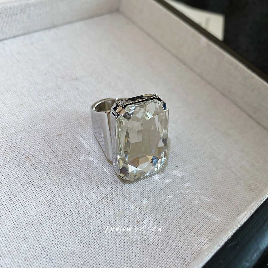 ชุดแหวนคริสตัลสีหลากหลาย Dreejew สำหรับผู้หญิง ออกแบบบولد สไตล์เงิน พร้อมเป็นของขวัญพิเศษ - รูปที่ 6