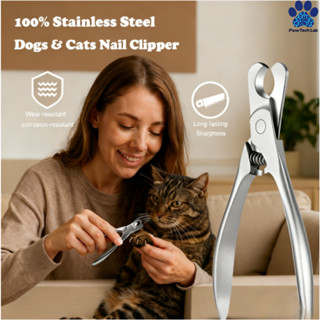 [PawTech Lab] กรรไกรตัดเล็บแมว ตัดเล็บสุนัข สแตนเลสอย่างดี ต…