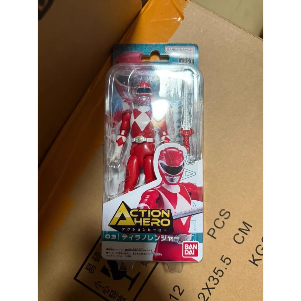 Bandai Super Action Dinosaur Power Rangers: Tyrannosaurus Rex Red Action Figure