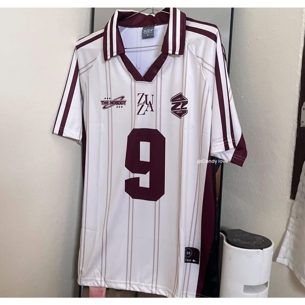 💙ส่งไวจากไทย🤍ZUZA 9 JERSEY Collection l เสื้อโปโลคอปก แขนสั้น คอวี ยูนิเซ็กส์ ผ้านุ่มลื่น สวมใส่สบาย - รูปที่ 4