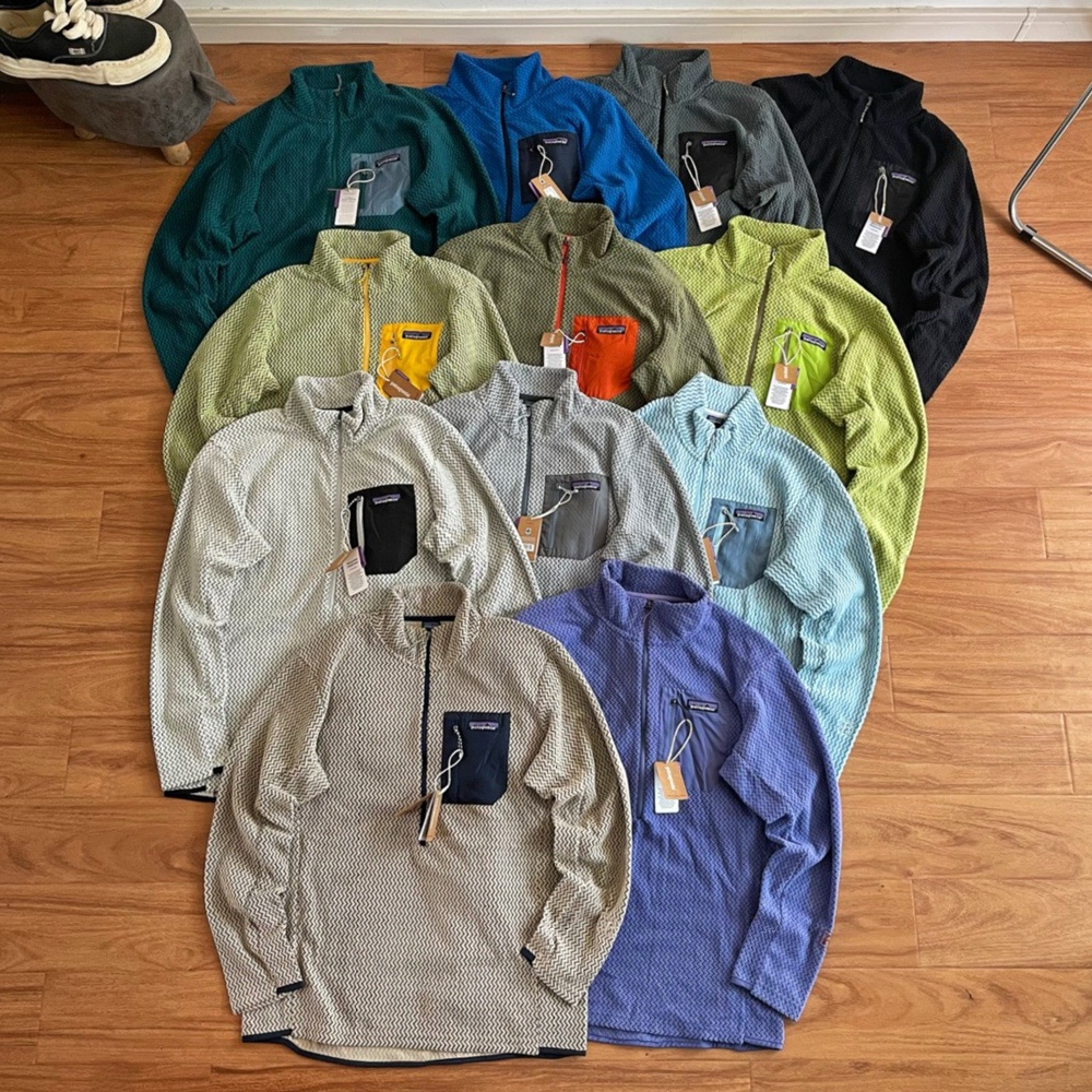 เสื้อสวมหัวคอซิปอากาศ Patagonia Ms R1
