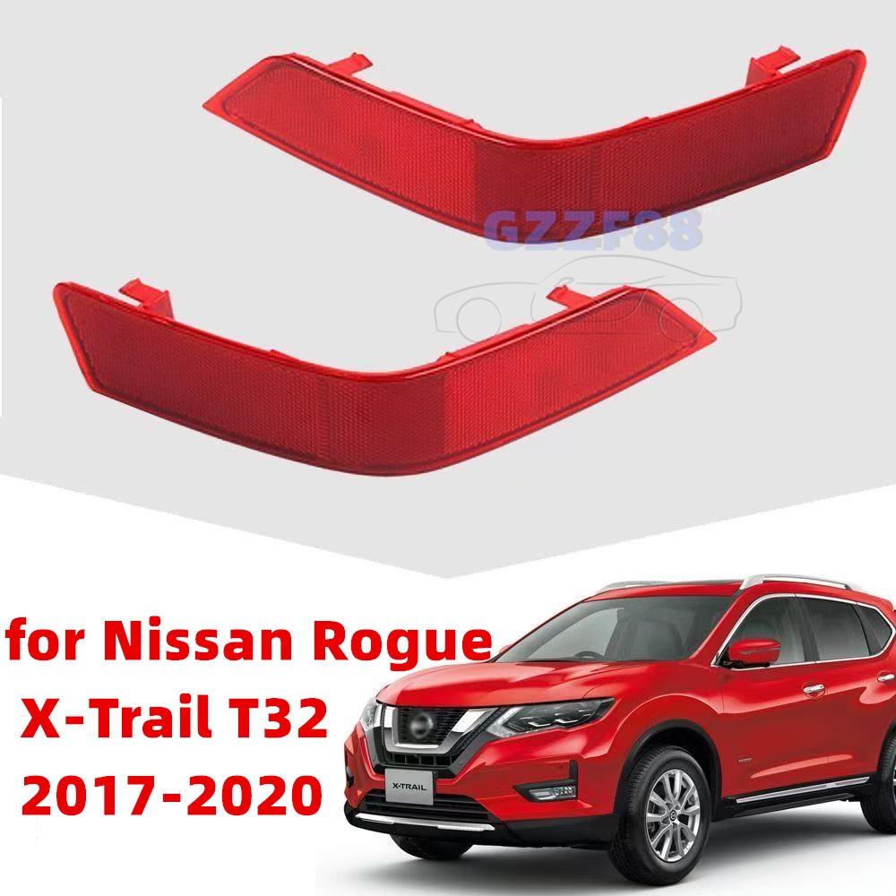 ใหม่สําหรับ Nissan Rogue X-Trail T32 2017-2020 265606FV0A 265606ฉ0ข ไฟสะท้อนแสงกันชนด้านหลังซ้ายขวาไฟท้ายสัญญาณสีแดงไฟตัดหมอก