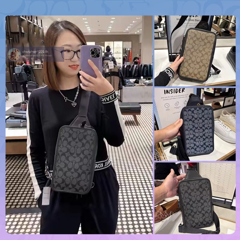 🚀พร้อมส่ง,💯%  C9867 C9865 CG993 CP071 CE528 Sullivan กระเป๋าสะพายผู้ชาย，กระเป๋าหน้าอก，กระเป๋าเป้สะพา