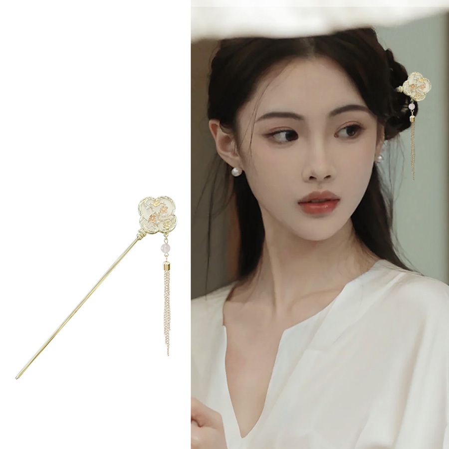 กิ๊บแฟชั่นอนาคตระดับไฮเอนด์ ออกแบบตามสไตล์จีนคลาสสิก พรางด้วยมุกและลายผีเสื้อ เพื่อความสวยงามและความหรูหรา