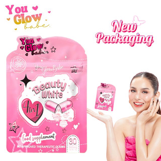 You Glow Babe Beauty White Gluthathione Collagen Glow Slimming Whitening Skin Vitamin C 30 Capsules