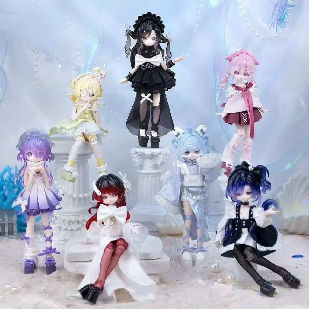 COME4FREE Beige Ocean Gem Series Mystery Box V2 8 คะแนน Joint Movable Doll Dress Up ตุ๊กตา BJD รูปอิ