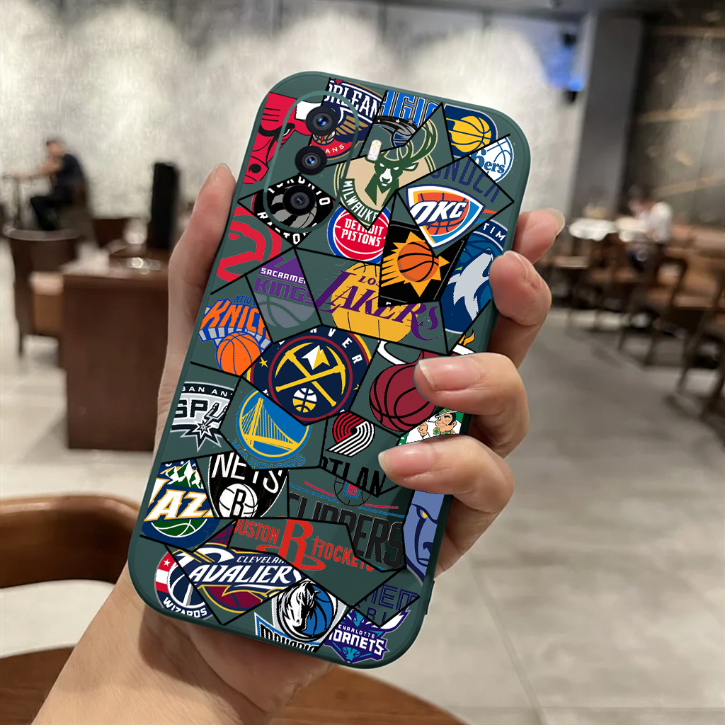 สําหรับ Huawei Y6 Y6P Y6S Y6 Pro Y7 Y7A Y7 Pro Y9 Y9 PRIME Y9S P30 Lite เคสโทรศัพท์ซิลิกาเจลบาสเกตบอลนุ่มทีมโลโก้ฝาครอบกันกระแทกฝาหลังเคสโทรศัพท์ softcase